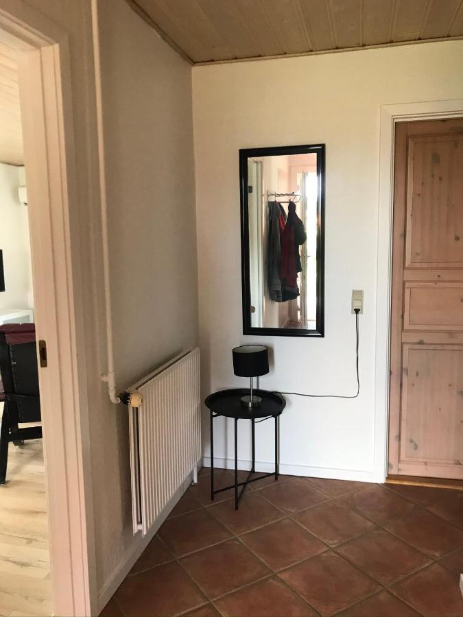 Ferienwohnung Lille Rode Hus Mando Ribe Exterior foto