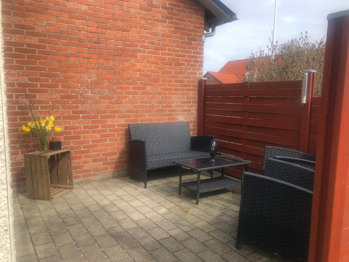 Ferienwohnung Lille Rode Hus Mando Ribe Exterior foto