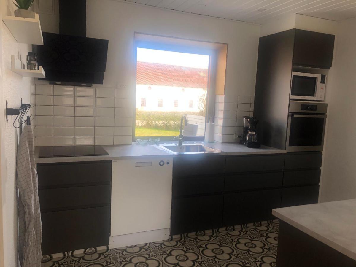 Ferienwohnung Lille Rode Hus Mando Ribe Exterior foto